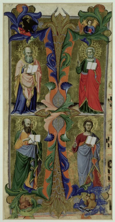 Four Evangelists (14th Century) by Jacopo di Cione